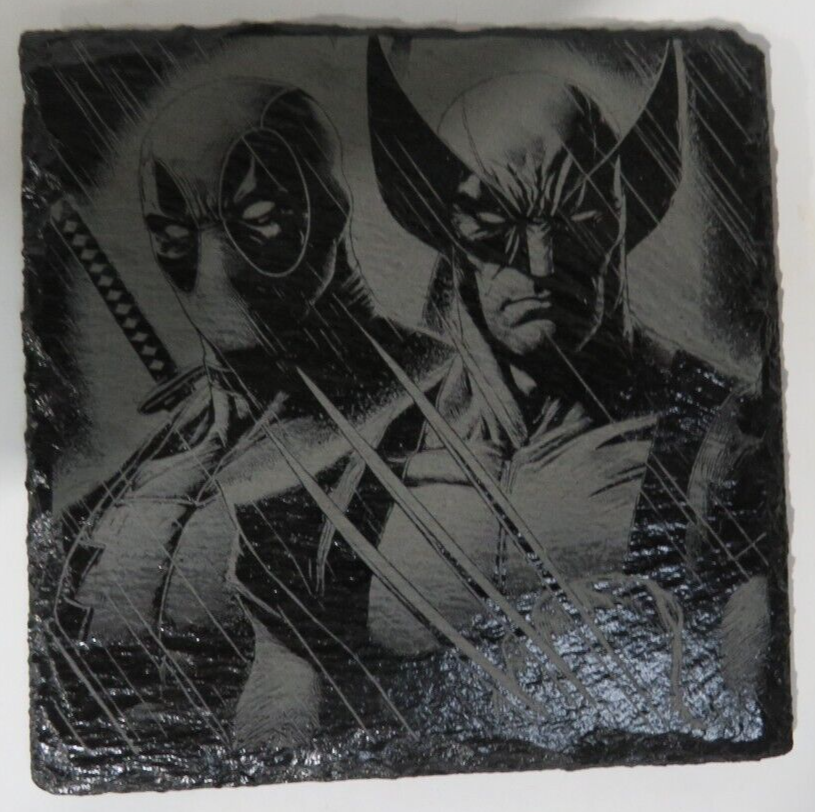 Laser Engraved Slate Coaster - DW