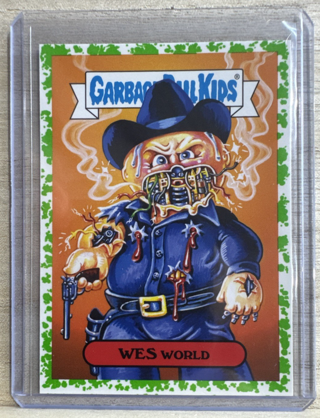 2018 Garbage Pail Kids - Wes World - Green