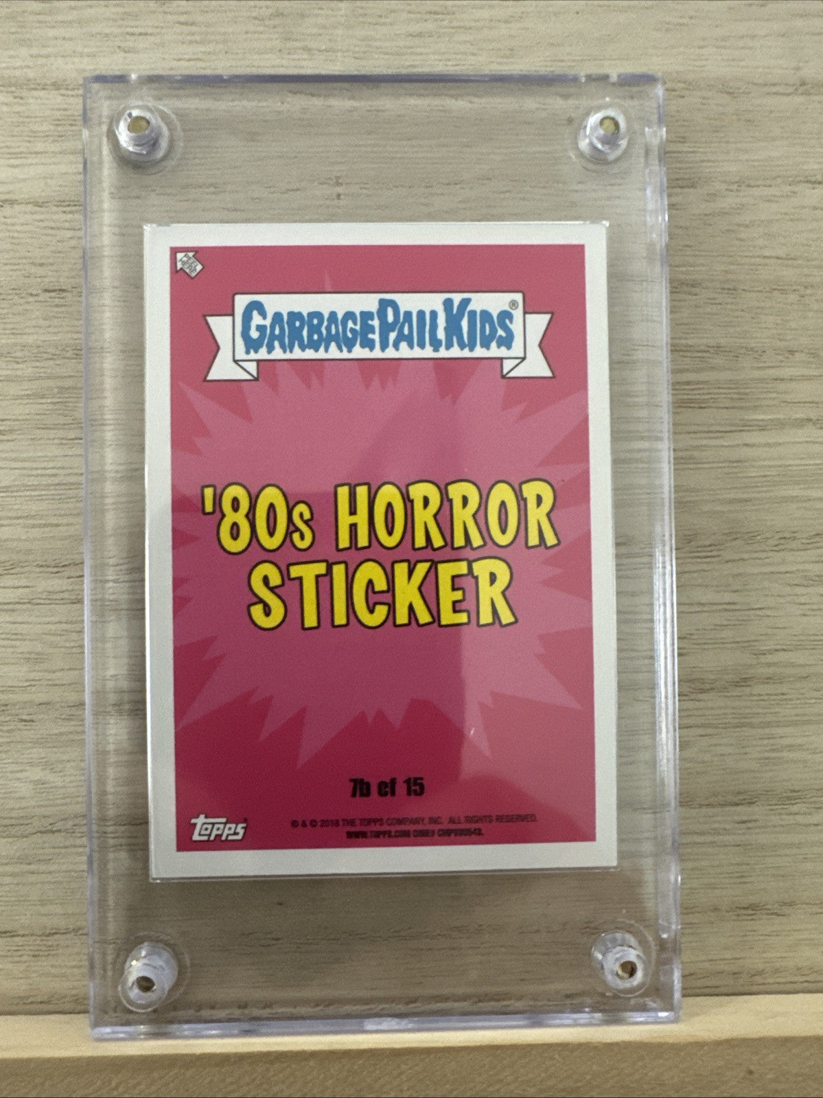 2018 Topps Garbage Pail Kids - Frye Day - Yellow