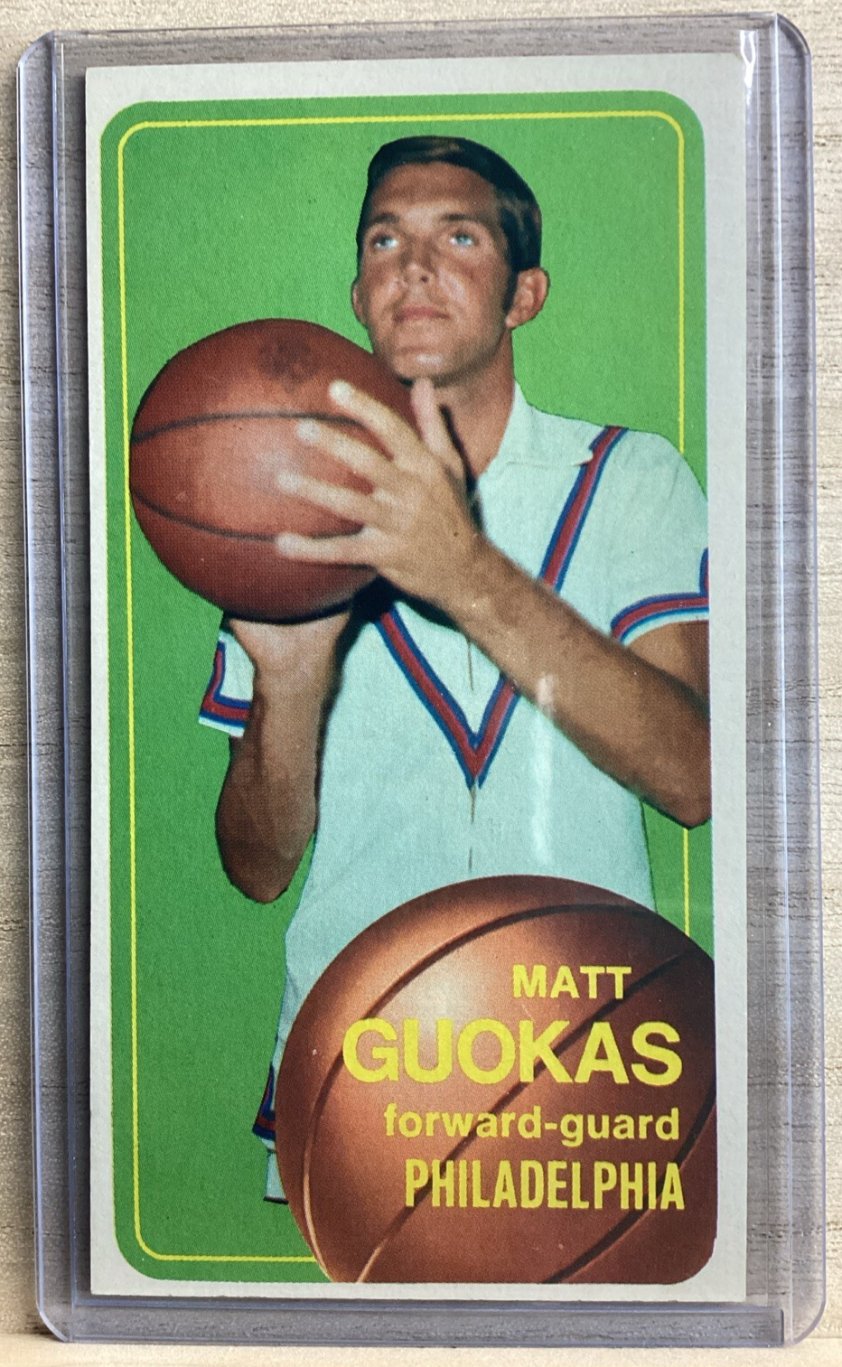 1970-71 Topps Basketball Matt Guokas Card  #1240