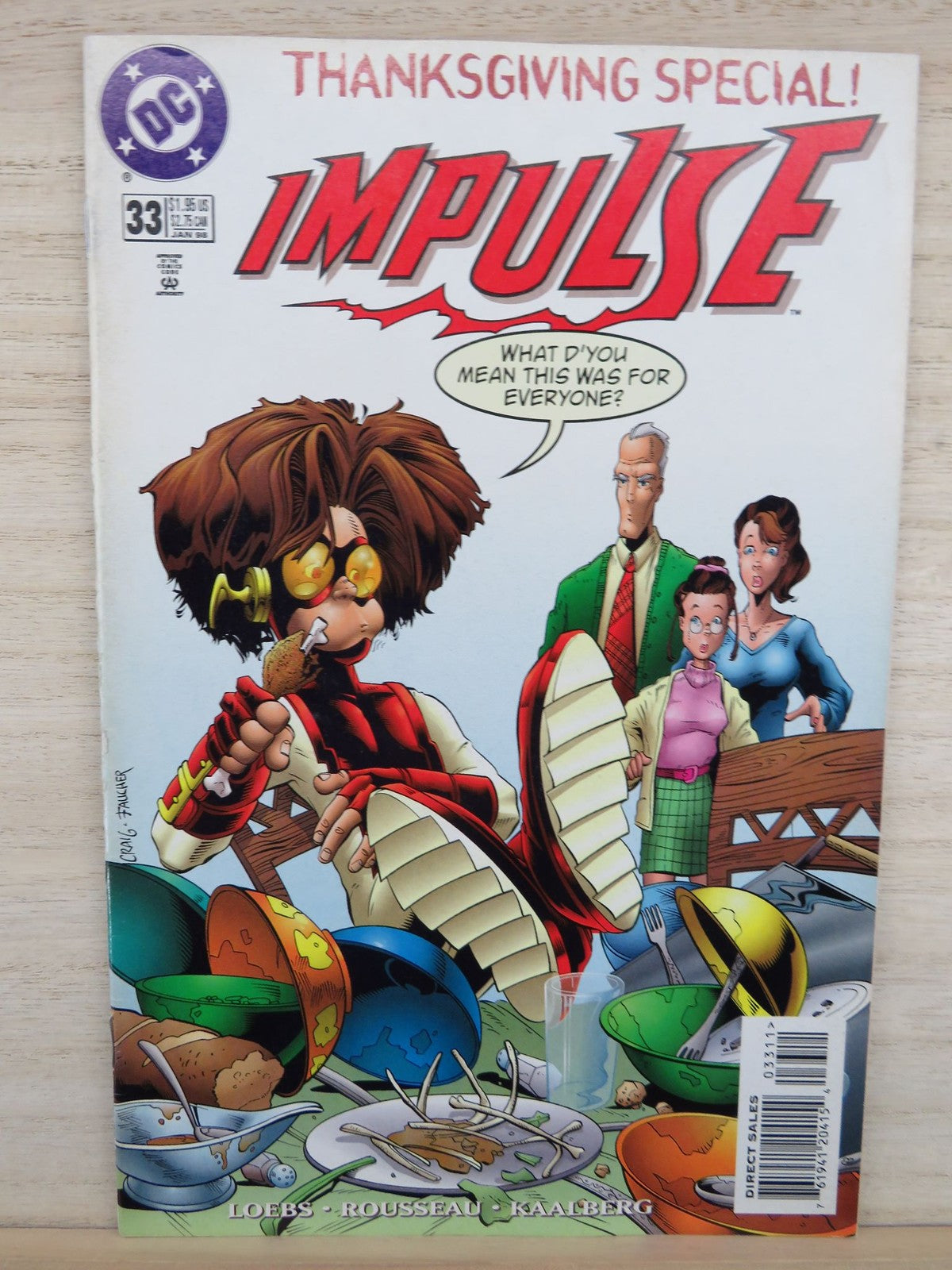 Impulse #33 January 1998 Thanksgiving Special - DC Comic