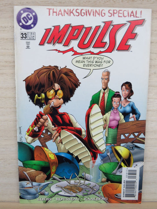 Impulse #33 January 1998 Thanksgiving Special - DC Comic
