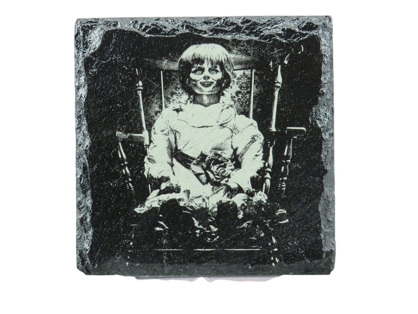Laser Engraved Slate Coaster - AB3