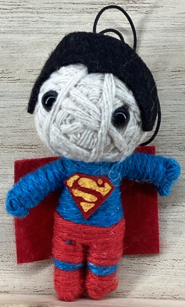 DC Superman Super Hero Voodoo String Doll