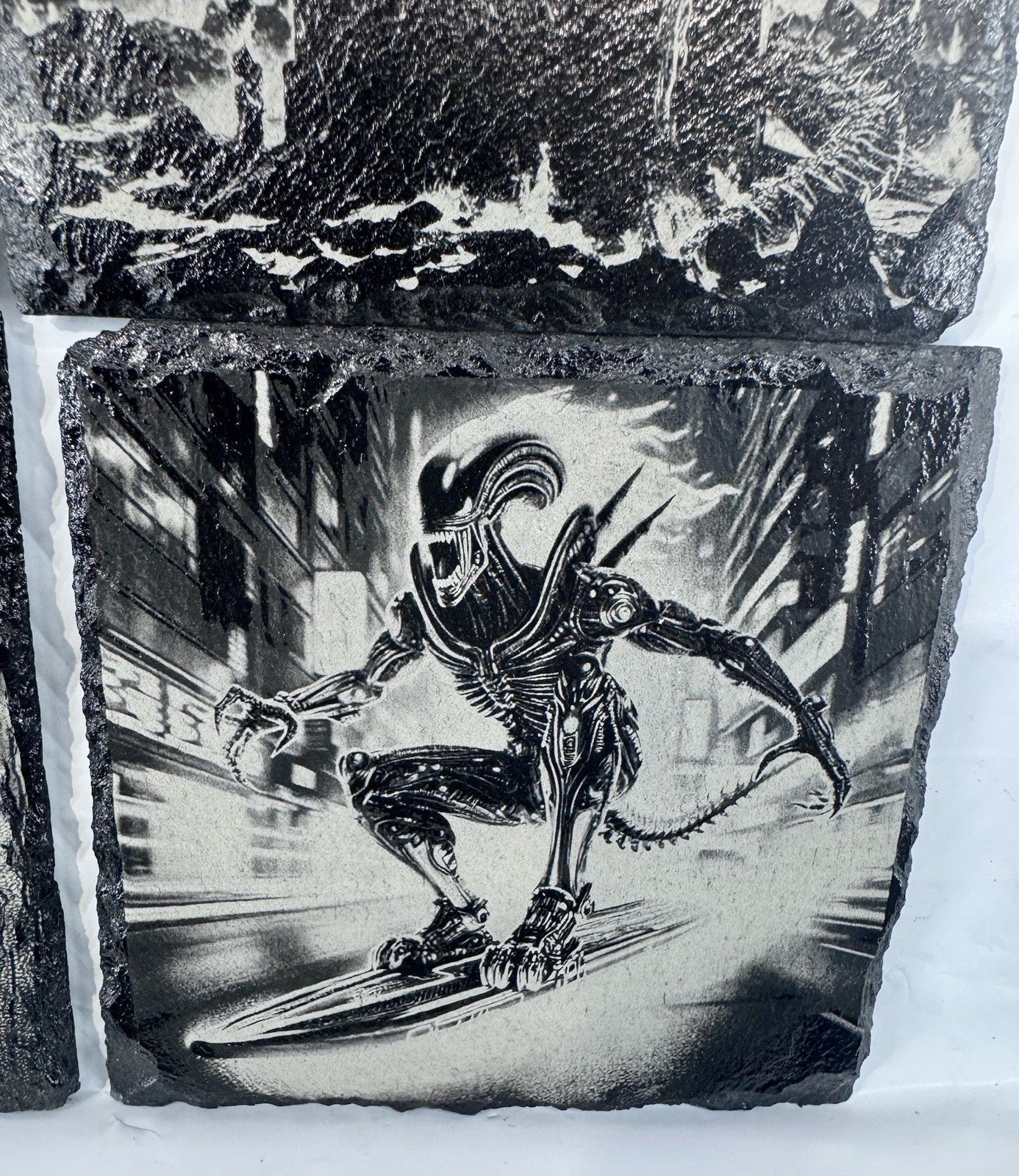 Slate Coaster Set Of 4 - Alien