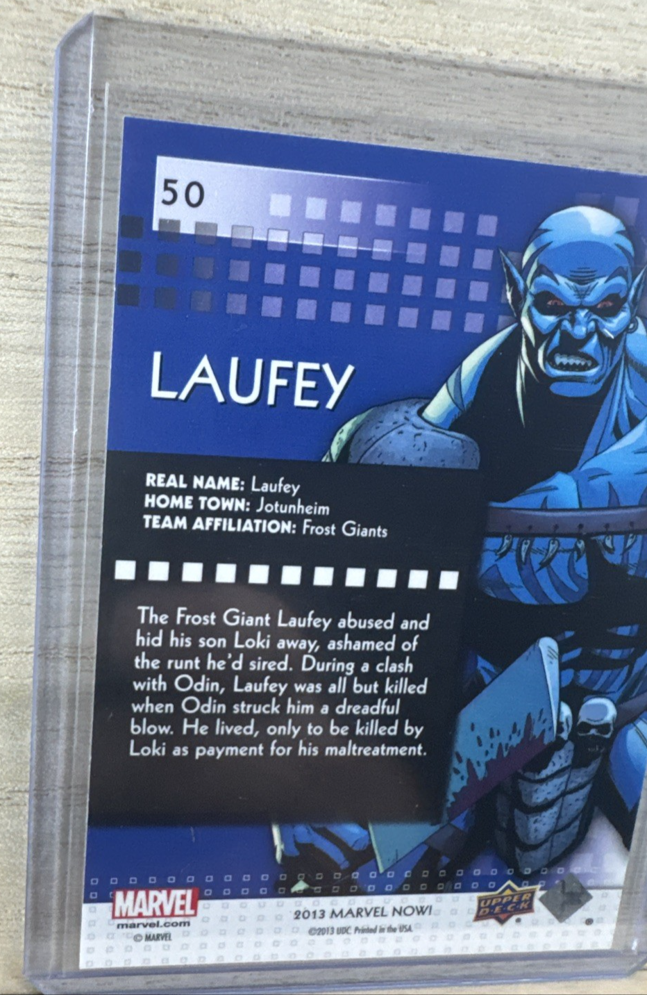 2013 Upper Deck Marvel Now SILVER - #50 Laufey