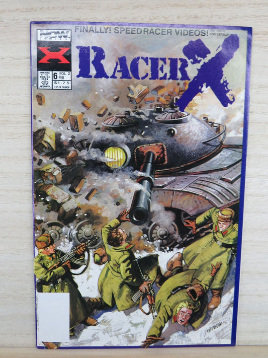 Racer X v2 #6 Feb 1990 - Now Comics