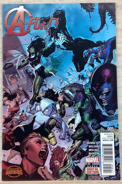 A-Force #5 - MARVEL Comic - 2015