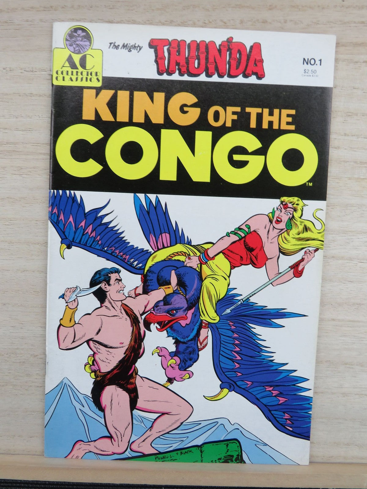 The Mighty Thunda King Of The Congo #1 AC Collector Classics Comic
