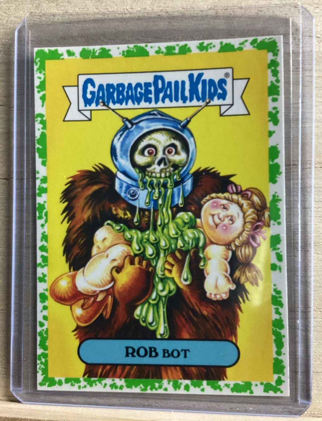 2018 Topps Garbage Pail Kids - Rob Bot - Green