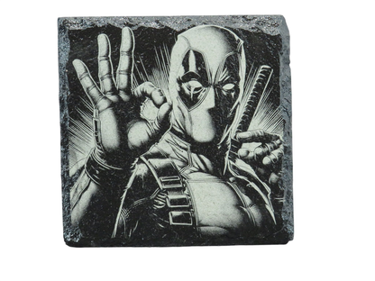 Laser Engraved Slate Coaster - MV3