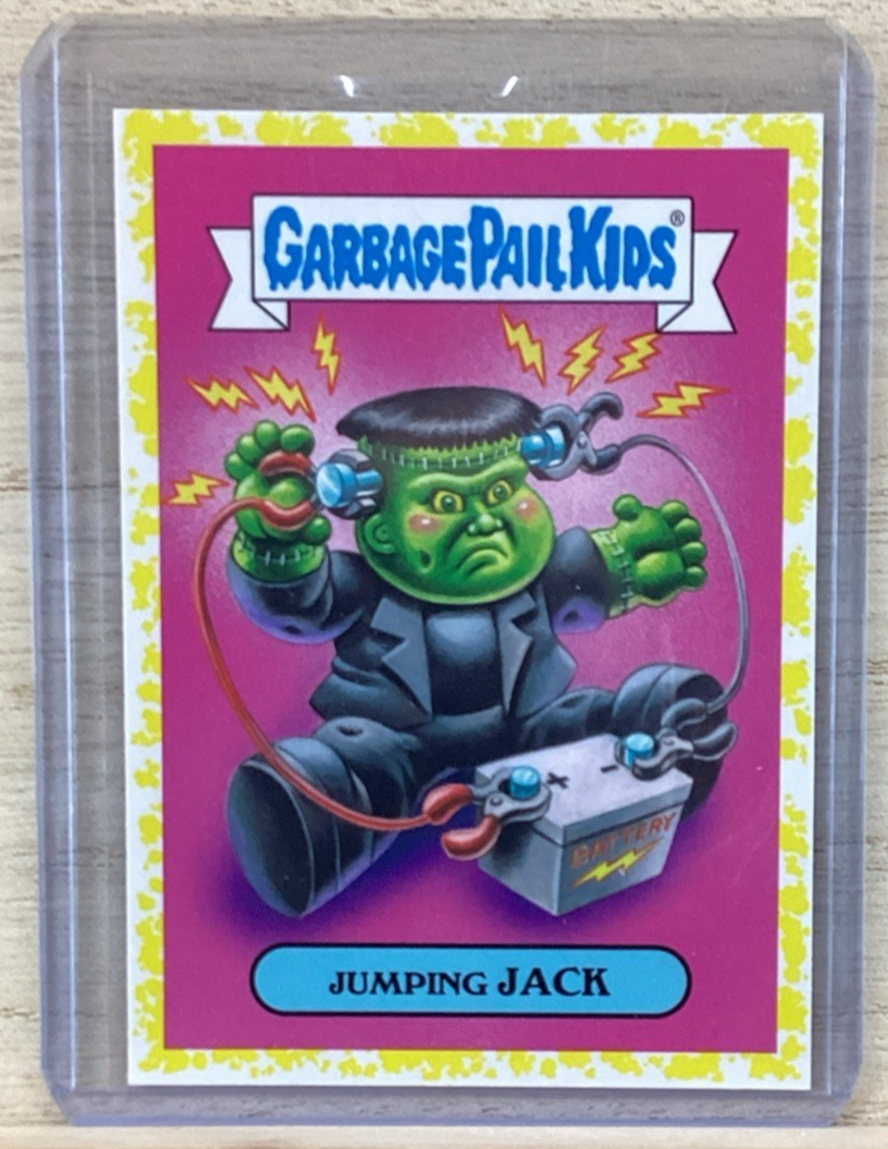 2018 Topps Garbage Pail Kids - Jumping Jack - Yellow