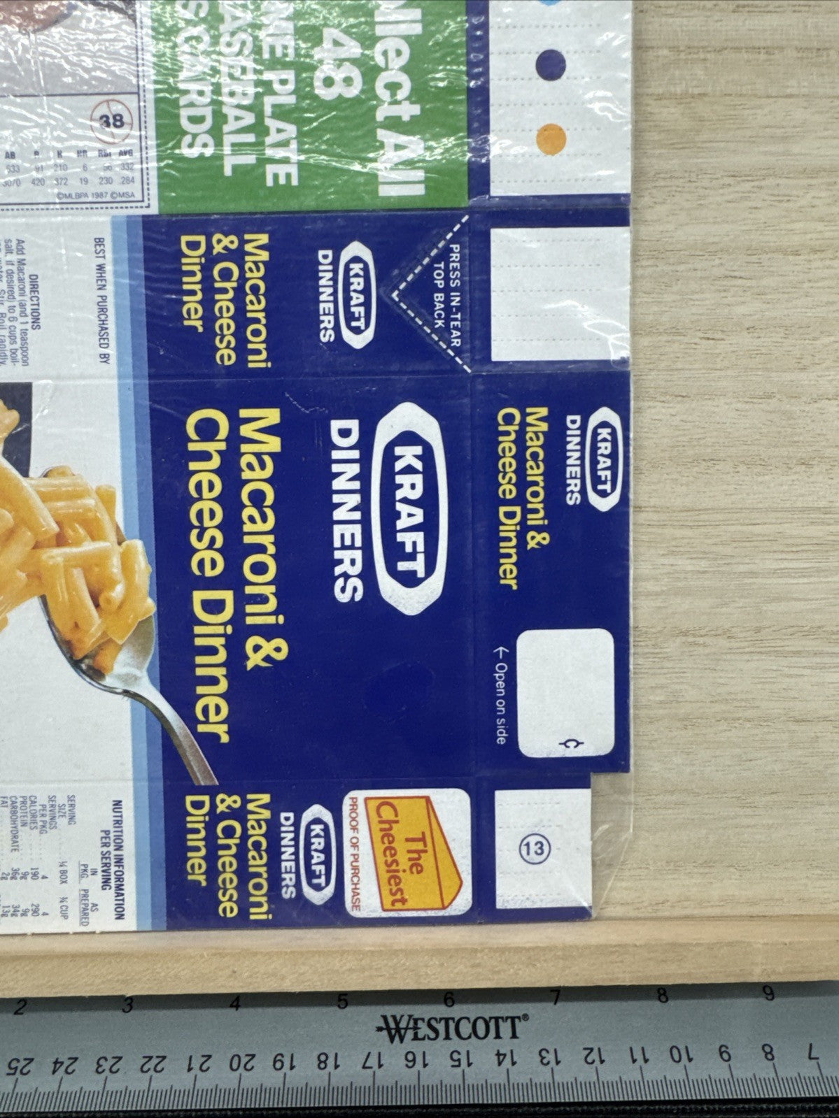 1987 Kraft Home Plate Heroes Never Folded Panel - Jose Canseco Steve Sax