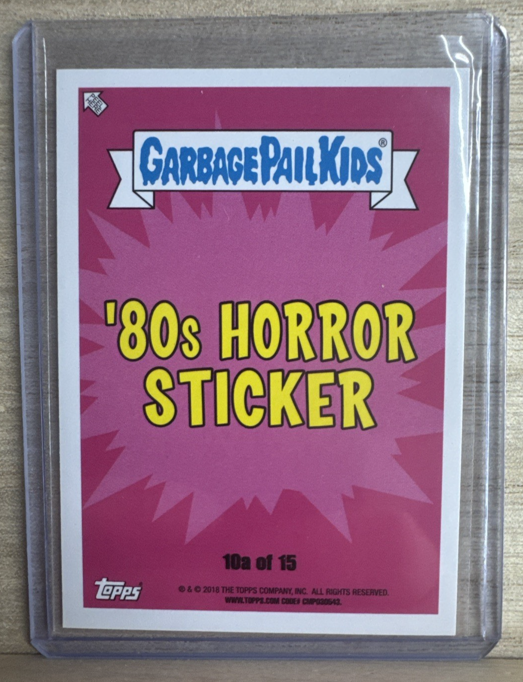 2018 Topps Garbage Pail Kids - Creep Joe