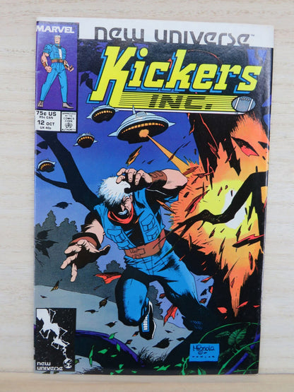 Marvel New Universe Kickers Inc #12 Oct 1987