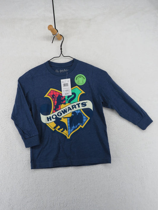 Harry Potter Kid's XXS 4/5 Hogwarts Long Sleeve Graphic Tee0