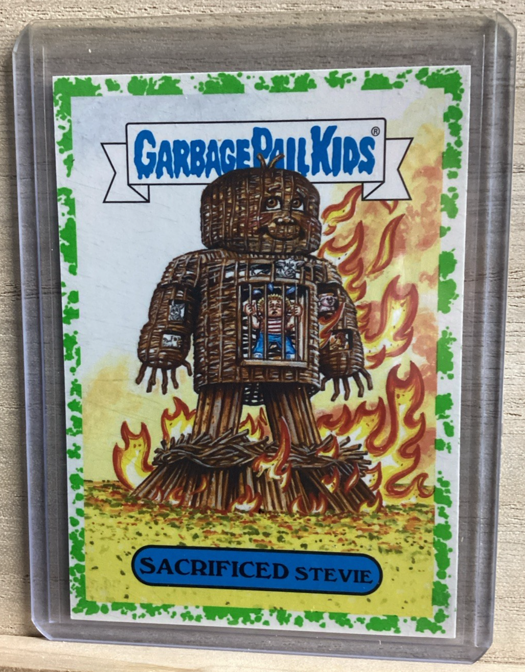 2018 Topps Garbage Pail Kids - Sacrificed Stevie - Green