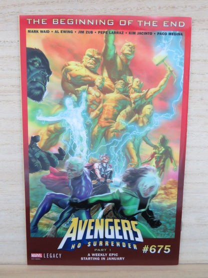 Monsters Unleashed #7/Fantastic Four #1 - Lenticular Variant - Marvel Comic-2017