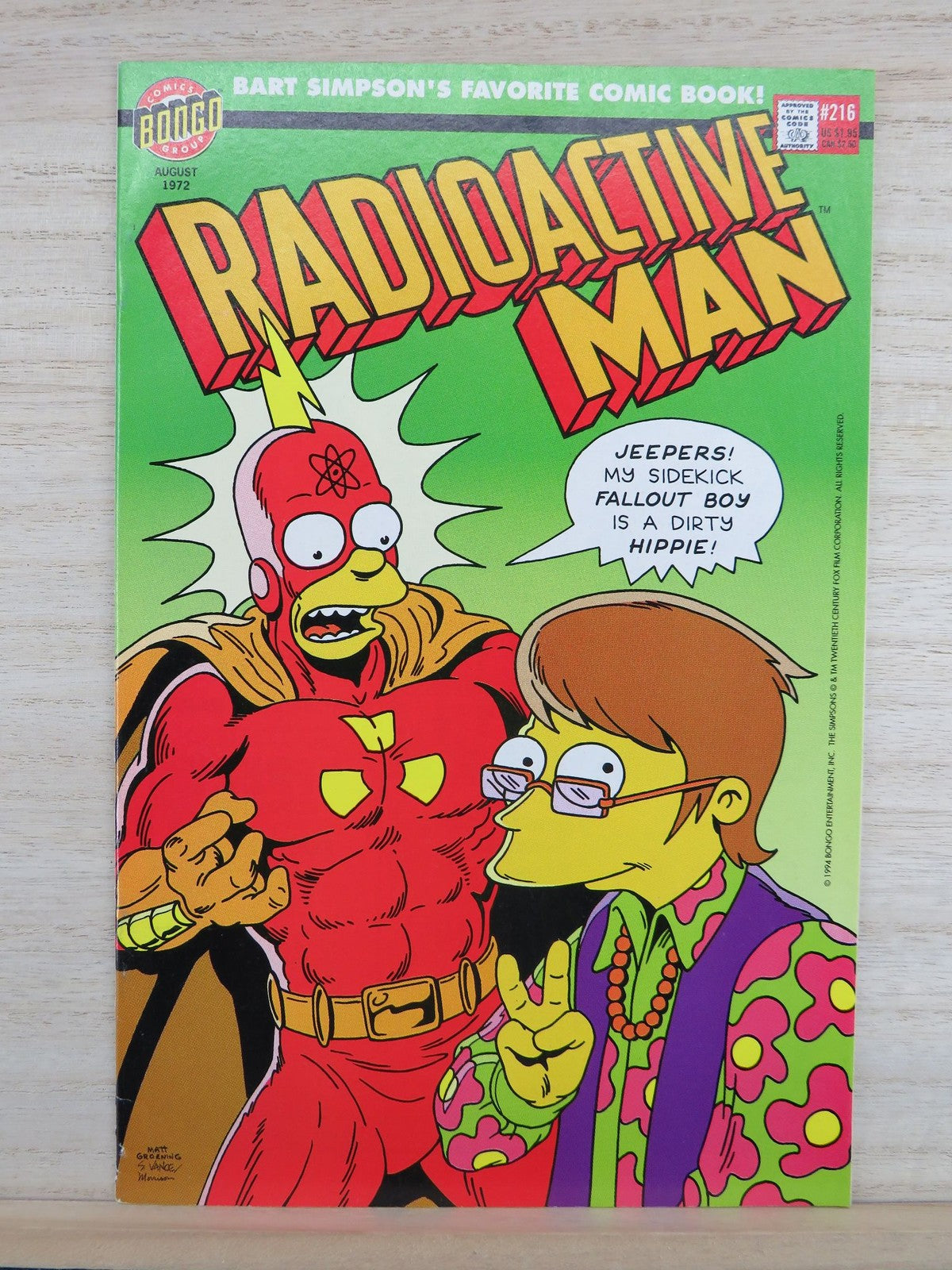 Radioactive Man #216 - Bongo Comics Group - 1994