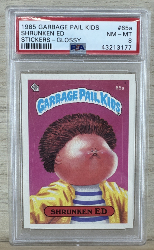1985 Garbage Pail Kids - Shrunken Ed #65a - PSA 8