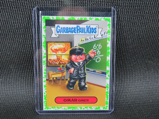 2019 Topps Retro Horror Sticker - Omar Omen #10b - Green0