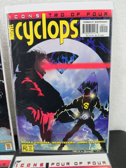 Cyclops Icons #1-4 Complete Set 2001 - Marvel Comics2