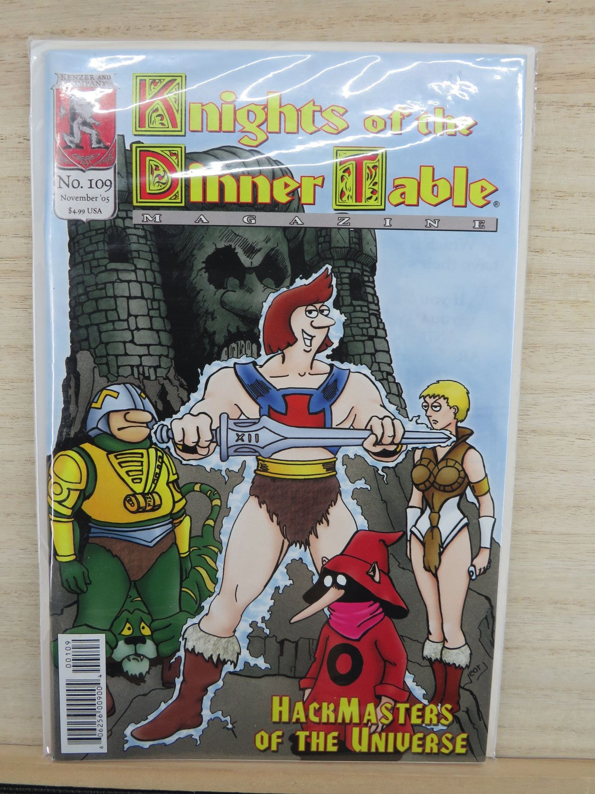 Knights of the Dinner Table Magazine #109 Nov 2005 HackMasters of the Universe