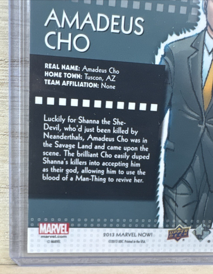 2013 Upper Deck Marvel Now SILVER - #2 Amadeus Cho