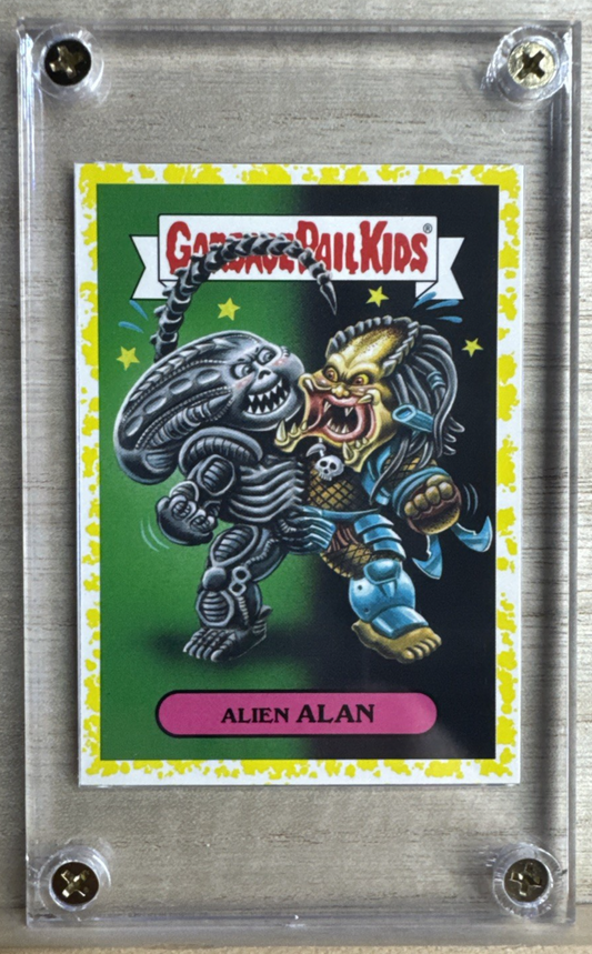 2018 Topps Garbage Pail Kids - Alien Alan - Yellow