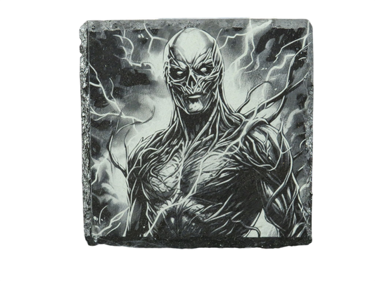 Laser Engraved Slate Coaster - ST5