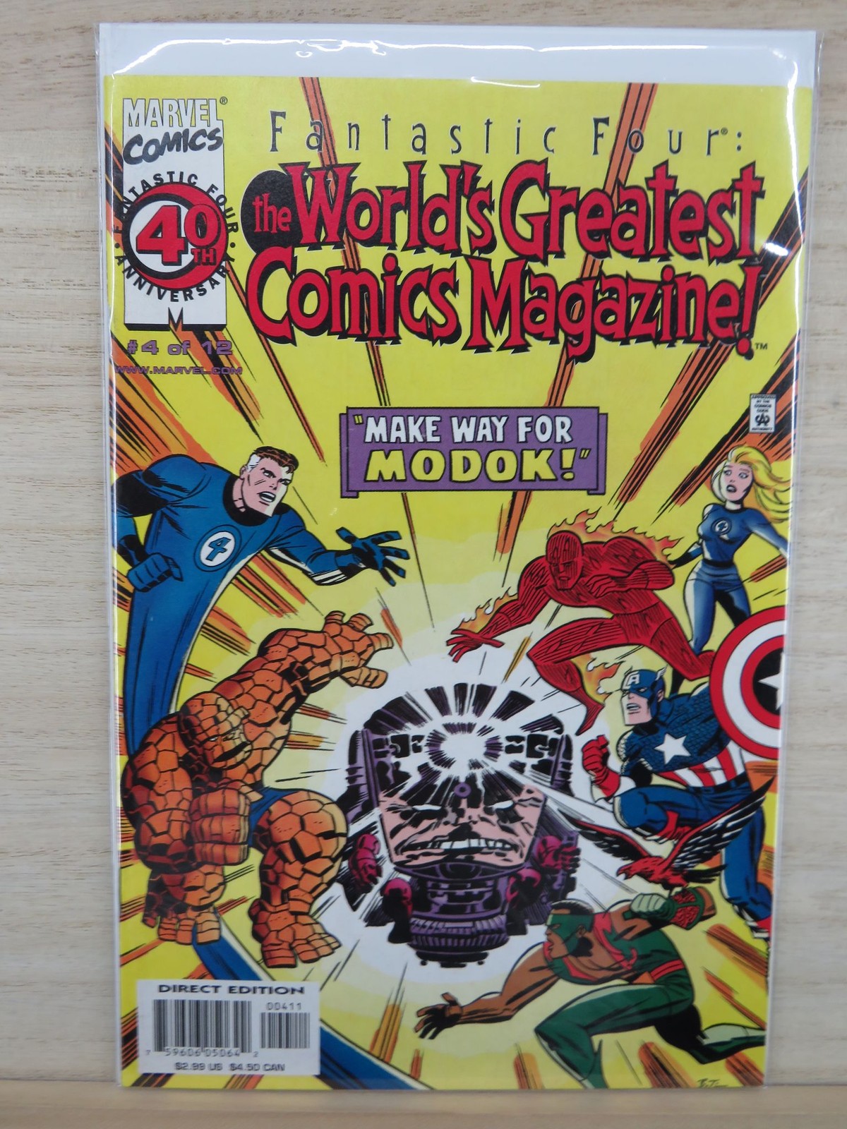 Fantastic Four The Worlds Greatest Comics Magazine #4 of 12 - Marvel Comic 2001