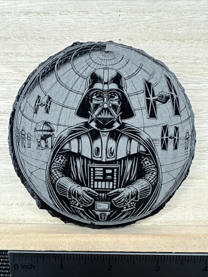 Laser Engraved Slate Coaster - DV