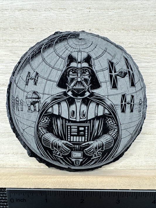 Laser Engraved Slate Coaster - DV