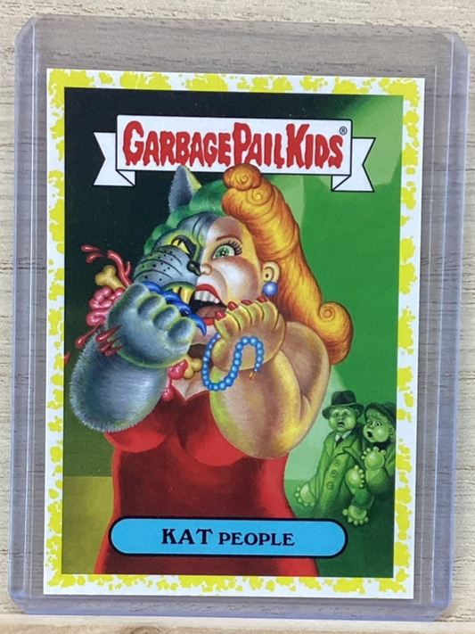2018 Topps Garbage Pail Kids - Kat People - Yellow