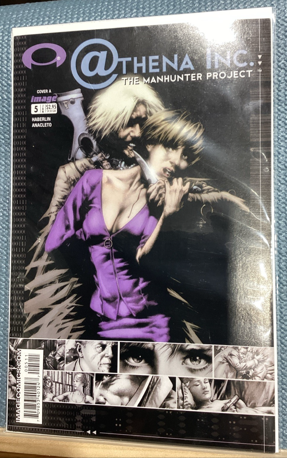 ATHENA INC - THE MANHUNTER PROJECT #5 - Image Comic - 2002