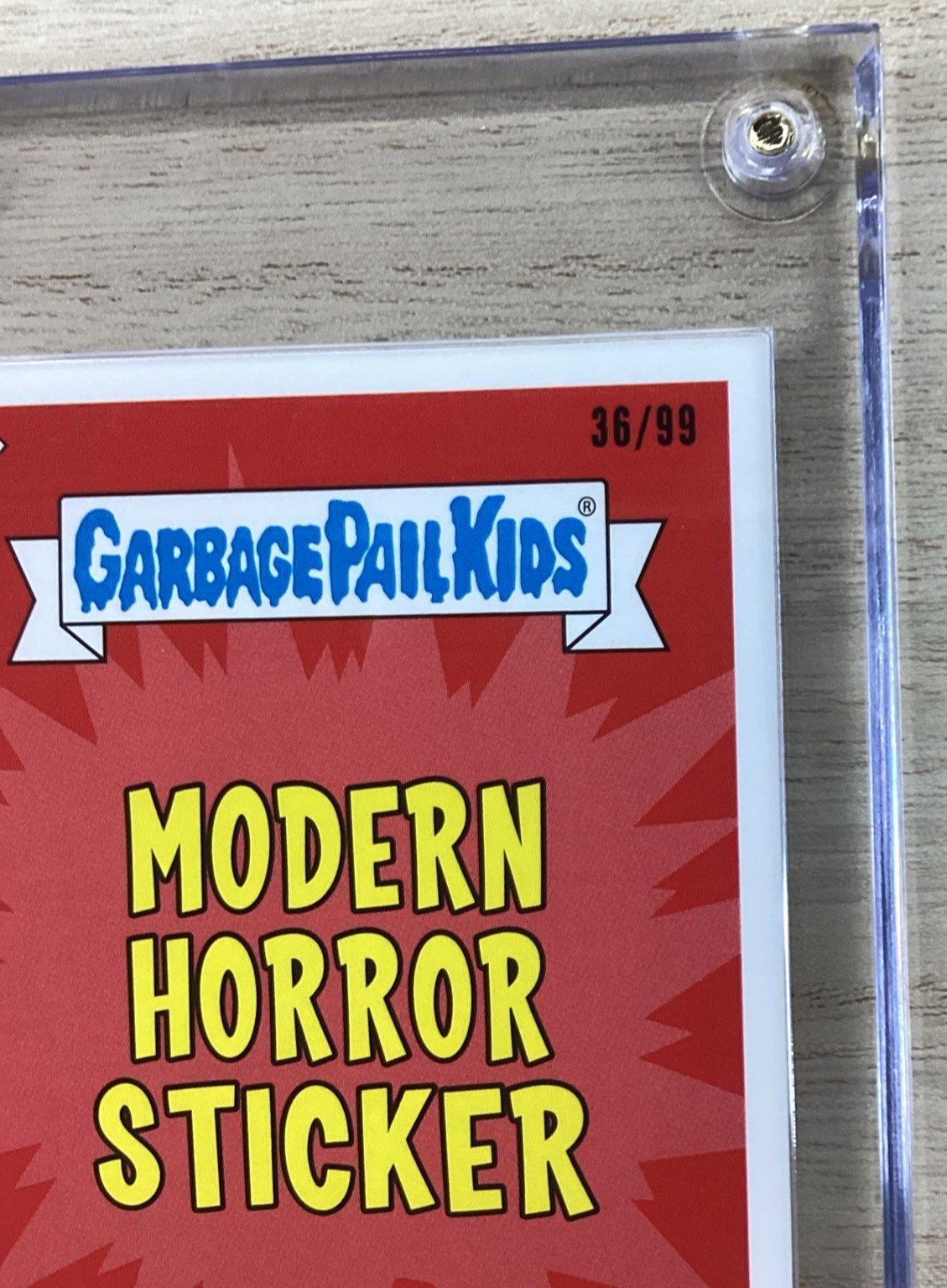 2018 Topps Garbage Pail Kids - Swarmin Norman - Blue 36/99