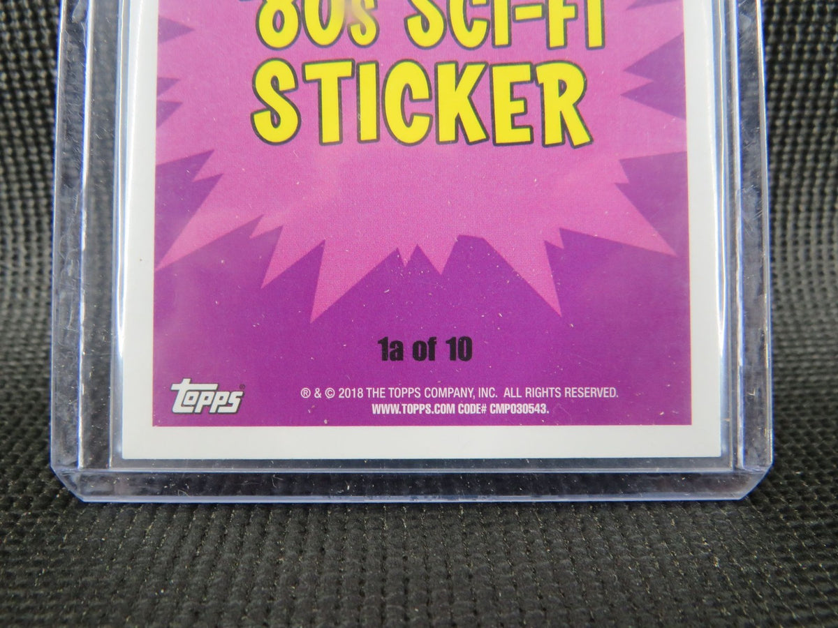 2018 Garbage Pail Kids '80s Sci-Fi Sticker Sammy Swamp #1a of 10 - Yellow2