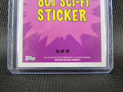 2018 Garbage Pail Kids '80s Sci-Fi Sticker Sammy Swamp #1a of 10 - Yellow2