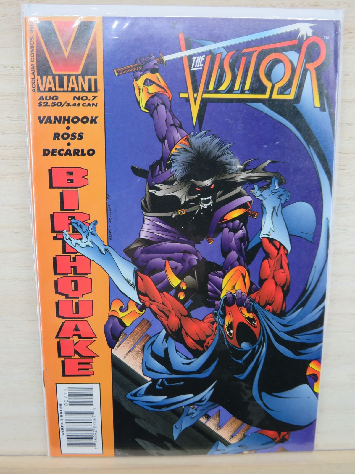 The Visitor #7 Birthquake Aug 1995 - Valiant Comic