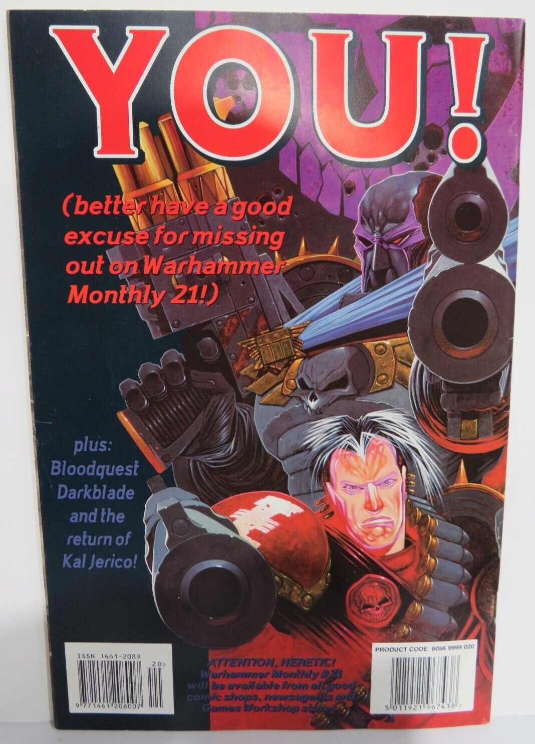 The Redeemer #20 - Warhammer Monthly Comic Book
