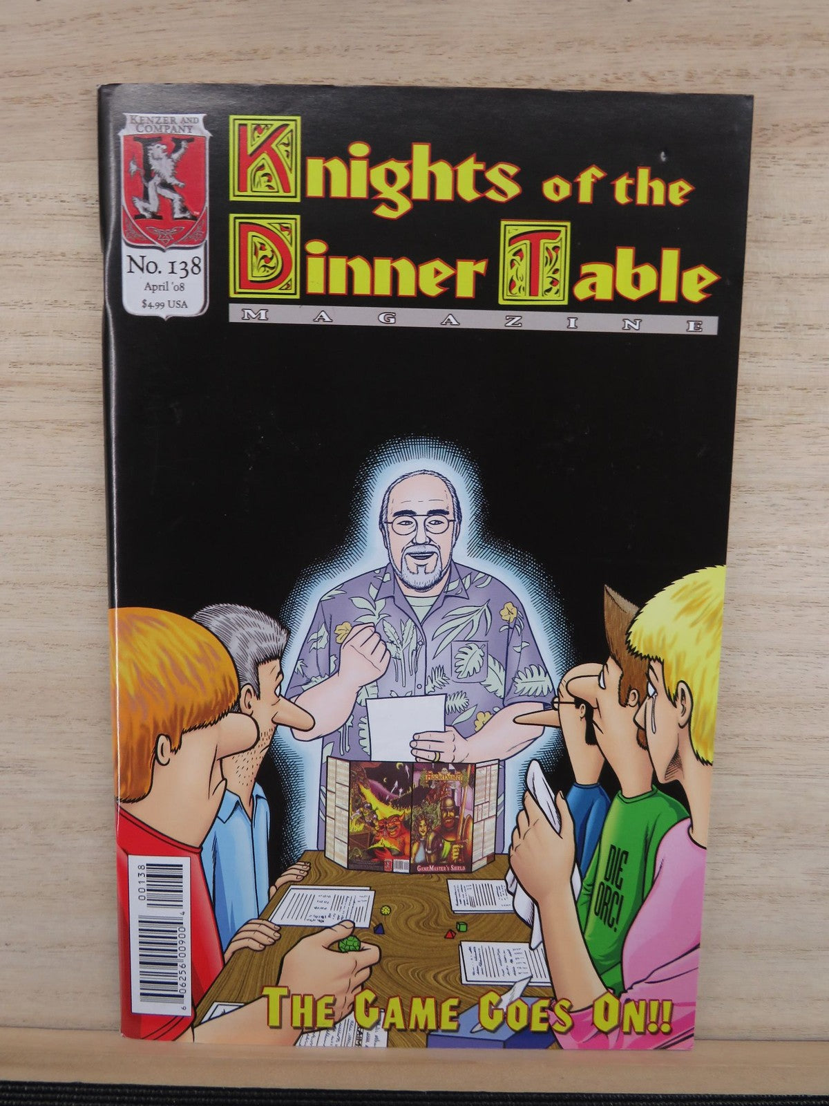 Kenzer Knights of the Dinner Table Magazine #138 April 2008 - Kenzer and Company