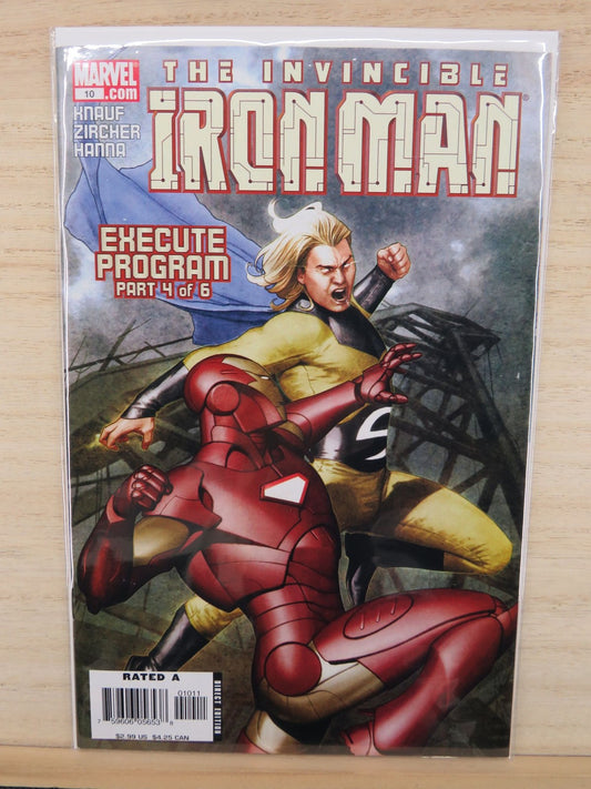 The Invincible Iron Man #10 Execute Program Part 4 of 6 - Marvel Comic - 2006