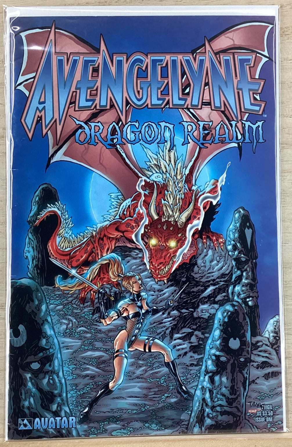 Avengelyne Dragon Realm #1 - Avatar Comic - 2001