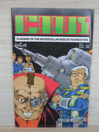 Icarus #1 Flagship Of The Interstellar Rescue Foundation - Aircel Comic - 1986
