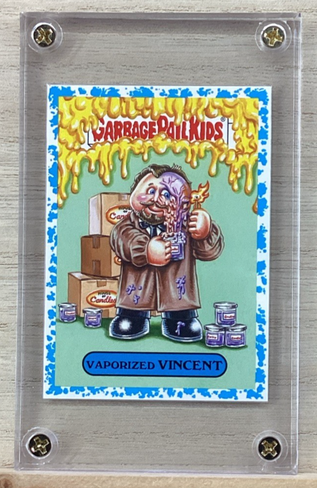 2018 Topps Garbage Pail Kids - Vaporized Vincent - Blue 56/99