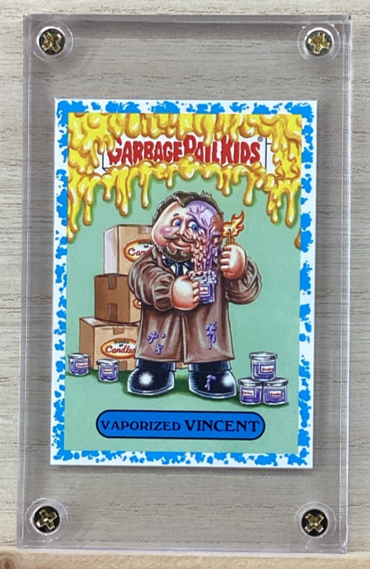 2018 Topps Garbage Pail Kids - Vaporized Vincent - Blue 56/99
