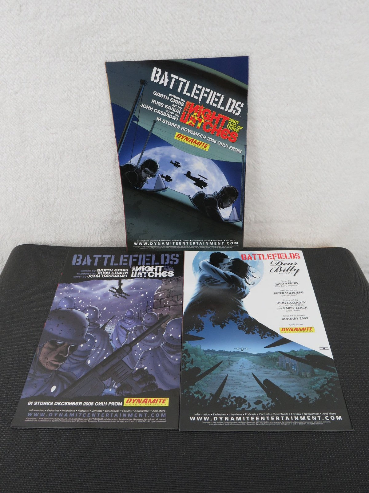 Battlefields Night Witches Comic Lot #1 #2 #3 2008 - Dynamite2