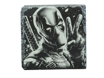 Laser Engraved Slate Coaster - MV4