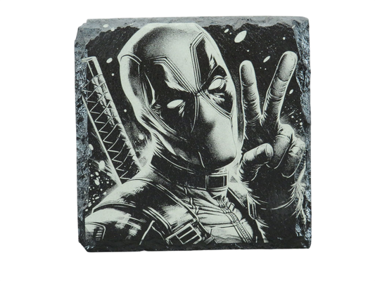 Laser Engraved Slate Coaster - MV4