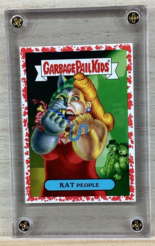 2018 Topps Garbage Pail Kids - Kat People - Red 18/75